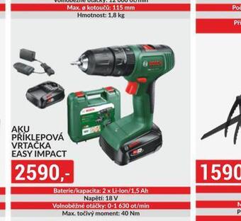 Aku příklepová vrtačka bosch