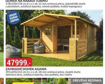Baumax Zahradní domek agawa nabídka