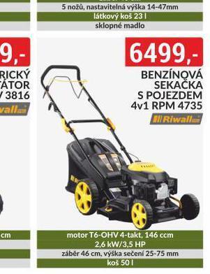 Baumax Benzínová sekačka s pojezdem nabídka