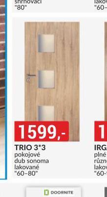 Baumax Dveře trio 3*3 nabídka