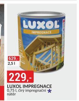 Baumax Luxol impregnace nabídka