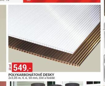 Baumax Polykarbonátové desky nabídka