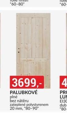 Baumax Dveře palubkové plné nabídka
