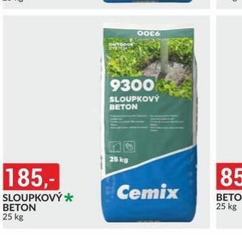 Baumax Sloupkový beton nabídka