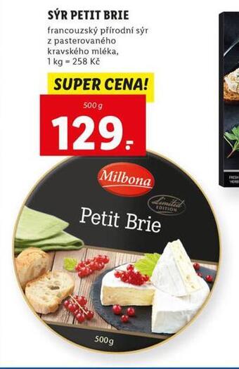 Lidl Sýr petit brie nabídka
