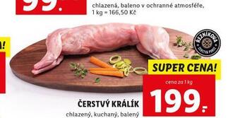 Lidl Čerstvý králík nabídka