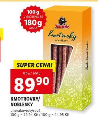 Lidl Kmotrovky / noblesky nabídka