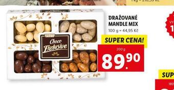 Lidl Dražované mandle mix nabídka