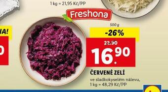 Lidl Červené zelí nabídka
