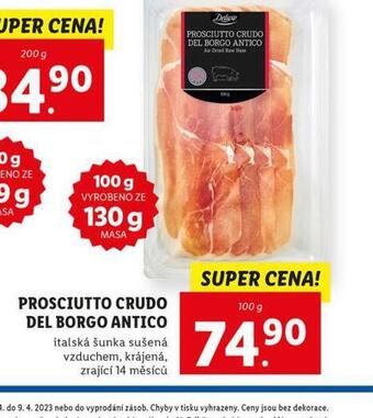 Lidl Prosciutto crudo del borgo antico nabídka