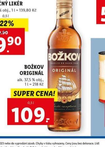 Lidl Božkov original nabídka