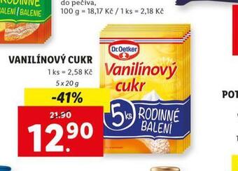 Lidl Dr. oetker vanilínový cukr nabídka