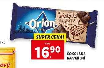 Lidl Čokoláda na vaření nabídka