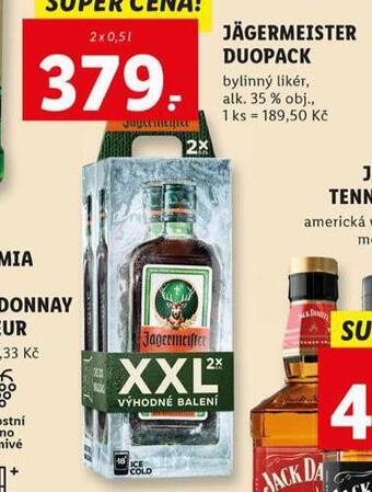 Lidl Jägermeister duopack nabídka