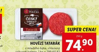 Lidl Hovězí tatarák nabídka
