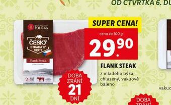 Lidl Flank steak nabídka