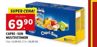 Lidl Capri sun multivitamin nabídka