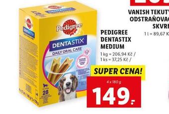 Lidl Pedigree dentastix pochoutka pro psy nabídka