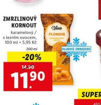 Lidl Zmrzlinový kornout nabídka