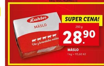 Lidl Máslo nabídka