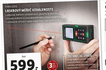 Lidl Laserový měřič vzdálenosti nabídka