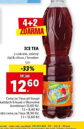 Lidl Ice tea nabídka