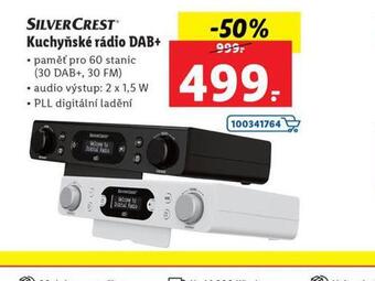 Lidl Kuchyňské rádio dab+ nabídka