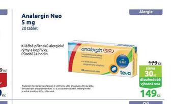 Benu Analergin neo nabídka