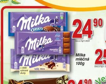 Hruška Milka mléčná nabídka