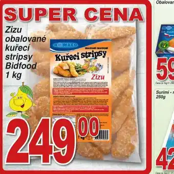 Hruška Nowaco zizu kuřecí stripsy obalované nabídka