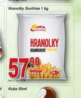 Hruška Hranolky sunfries nabídka