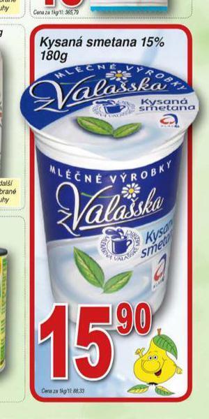 Hruška Kysaná smetana 15% nabídka