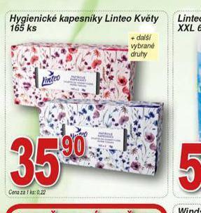 Hruška Linteo hygienické kapesníky nabídka