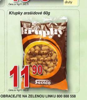 Hruška Křupky arašídové nabídka