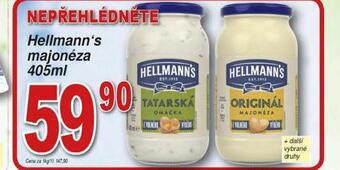 Hruška Hellmann´s tatarská omáčka, majonéza nabídka