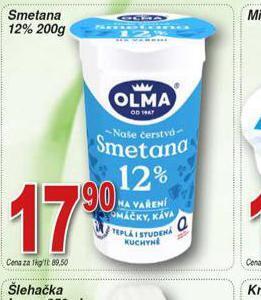 Hruška Olma smetana 12% nabídka