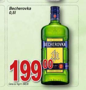 Hruška Becherovka nabídka