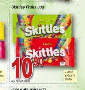 Hruška Skittles fruits nabídka