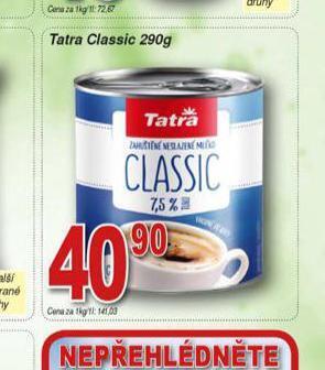 Hruška Tatra classic nabídka