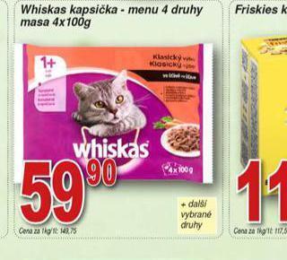 Hruška Whiskas kapsičky pro kočky nabídka