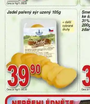 Hruška Jadel pařený sýr uzený nabídka