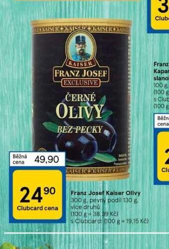 Tesco Franz josef kaiser olivy nabídka