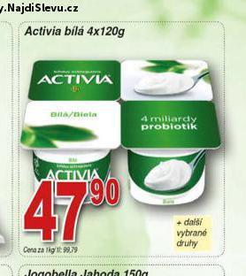 Hruška Activia bílá nabídka