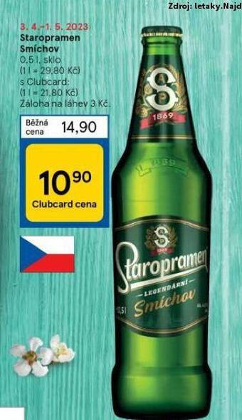 Tesco Pivo staropramen smíchov nabídka