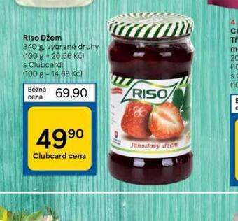Tesco Riso džem nabídka