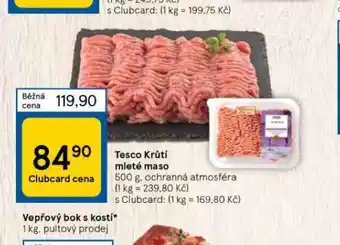 Tesco Tesco krůtí mleté maso nabídka