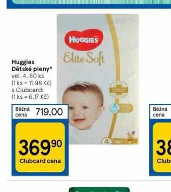 Tesco Huggies dětské plenky nabídka