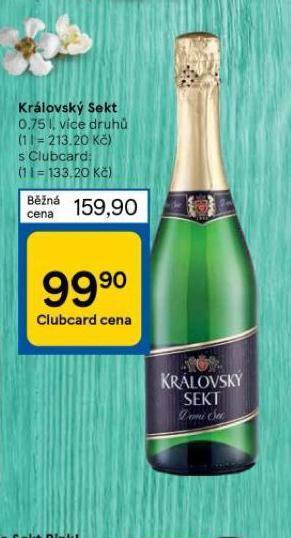 Tesco Královský sekt nabídka