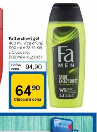 Tesco Fa sprchový gel nabídka