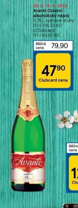 Tesco Avanti nabídka